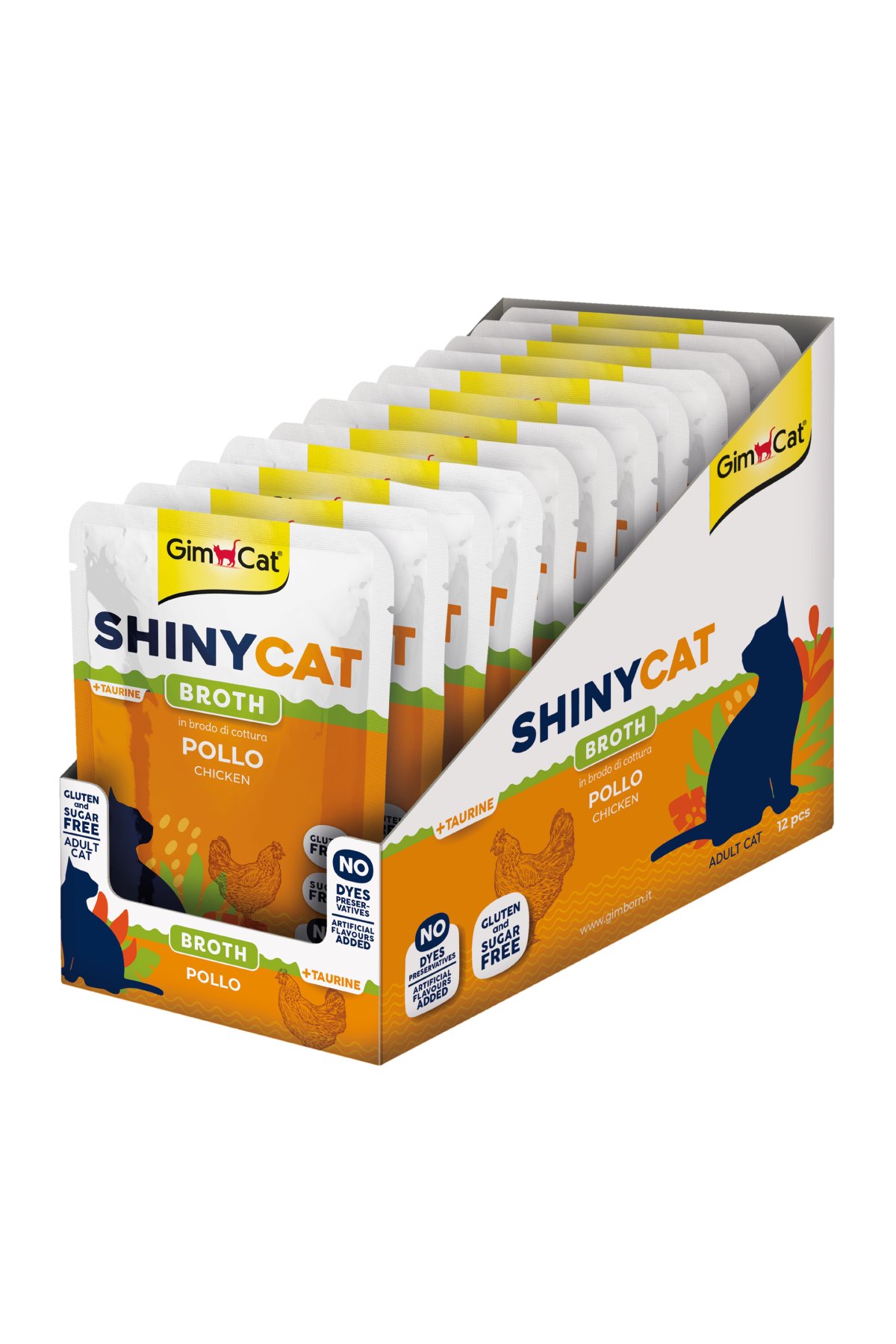 Shinycat Pouch Tavuklu Kedi maması 70grx12ad