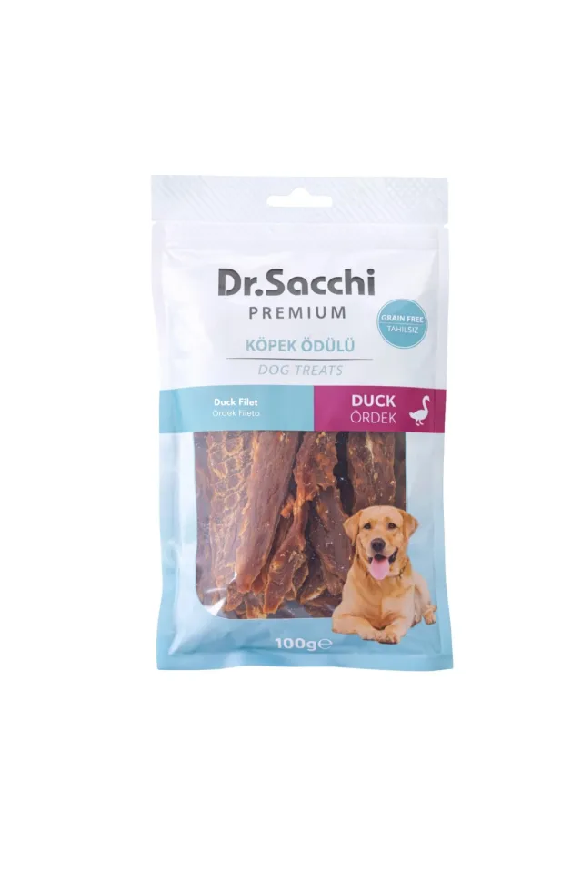 Premium Ördekli Fileto Tahılsız Köpek Ödülü 100 Gr