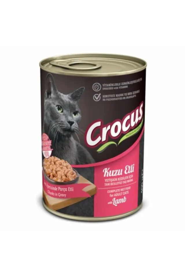 Yetişkin Kedi Kuzu Etli Yaş Mama 400 gr
