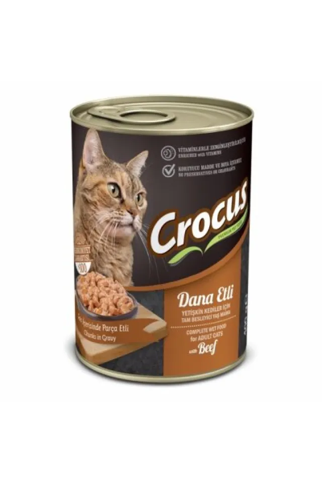 Yetişkin Kedi Dana Etli Yaş Mama 400 gr