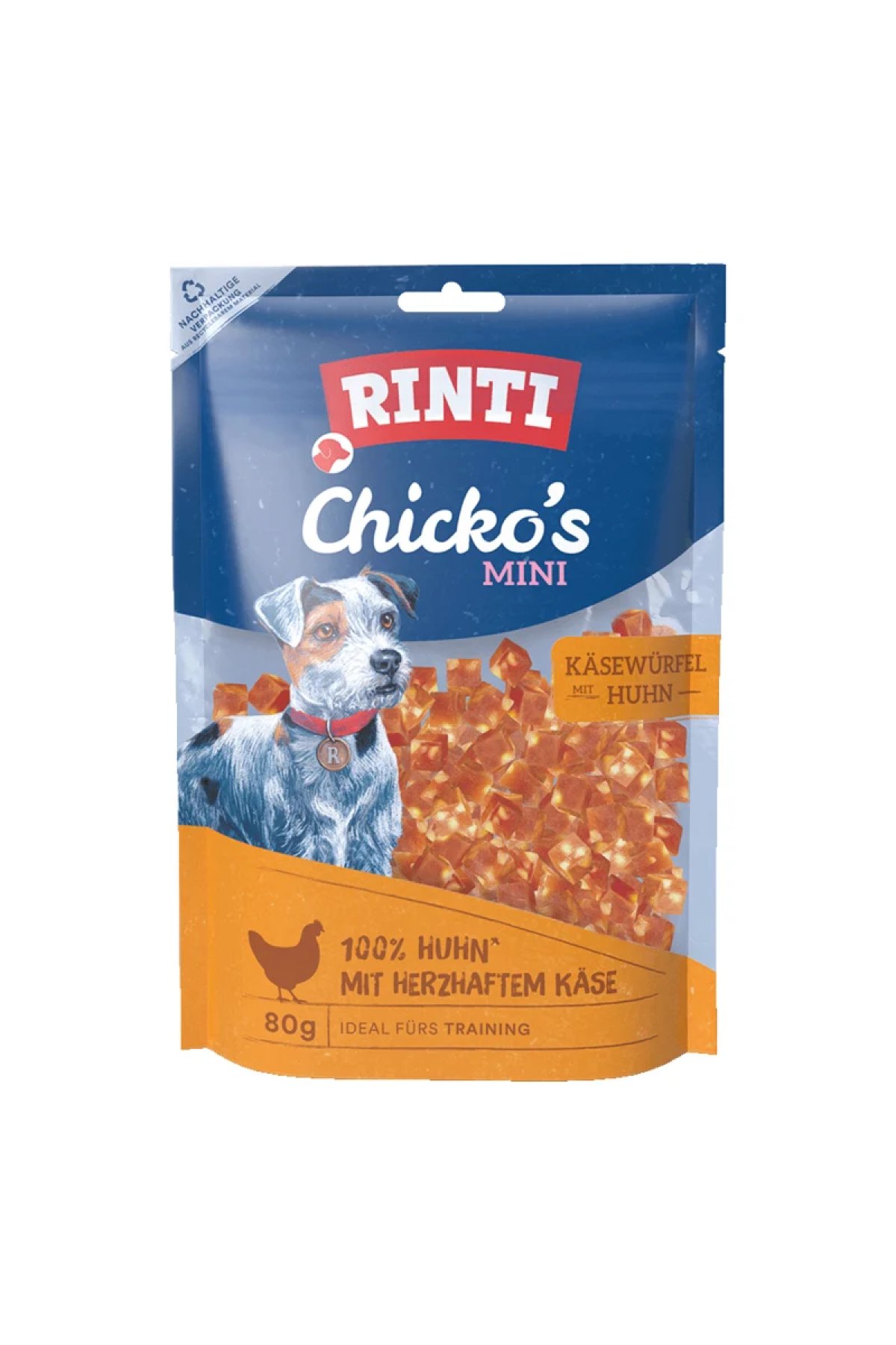 Chicko's Mini Tavuklu Peynir Küpleri Köpek Ödülü 80 Gr