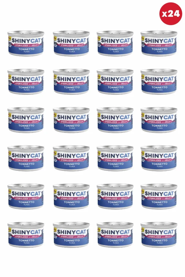 Shinycat Jelly (Jöle içinde) Ton Balıklı Kısır Kedi Konservesi 70gr x 24 Adet