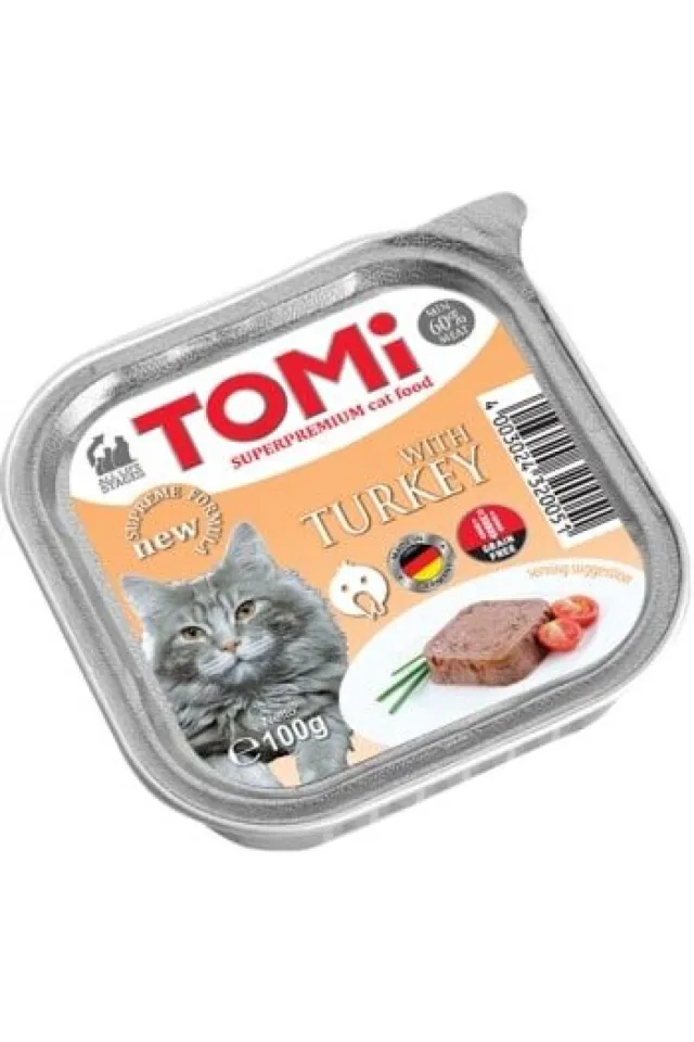 Kedi Hindili Alüminyum Yaş Mama 100gr (pate)