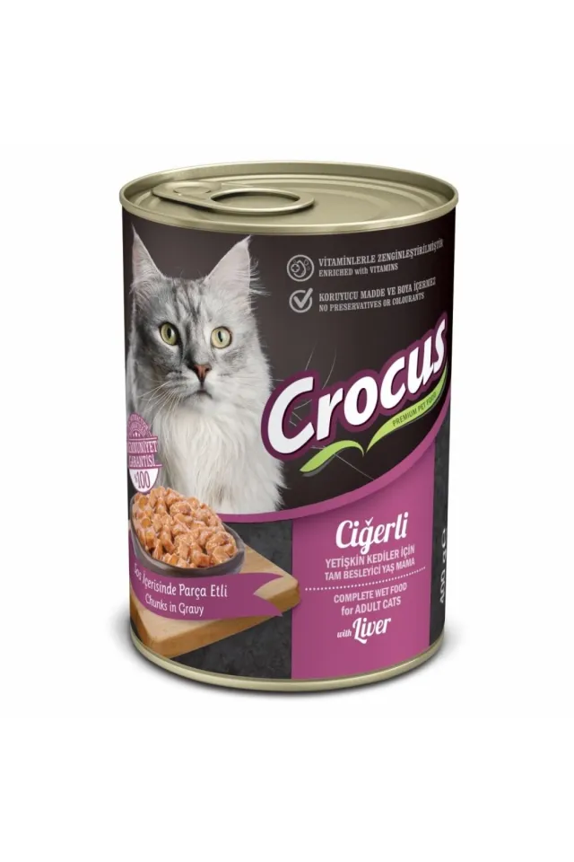 Yetişkin Kedi Ciğerli Yaş Mama 400g