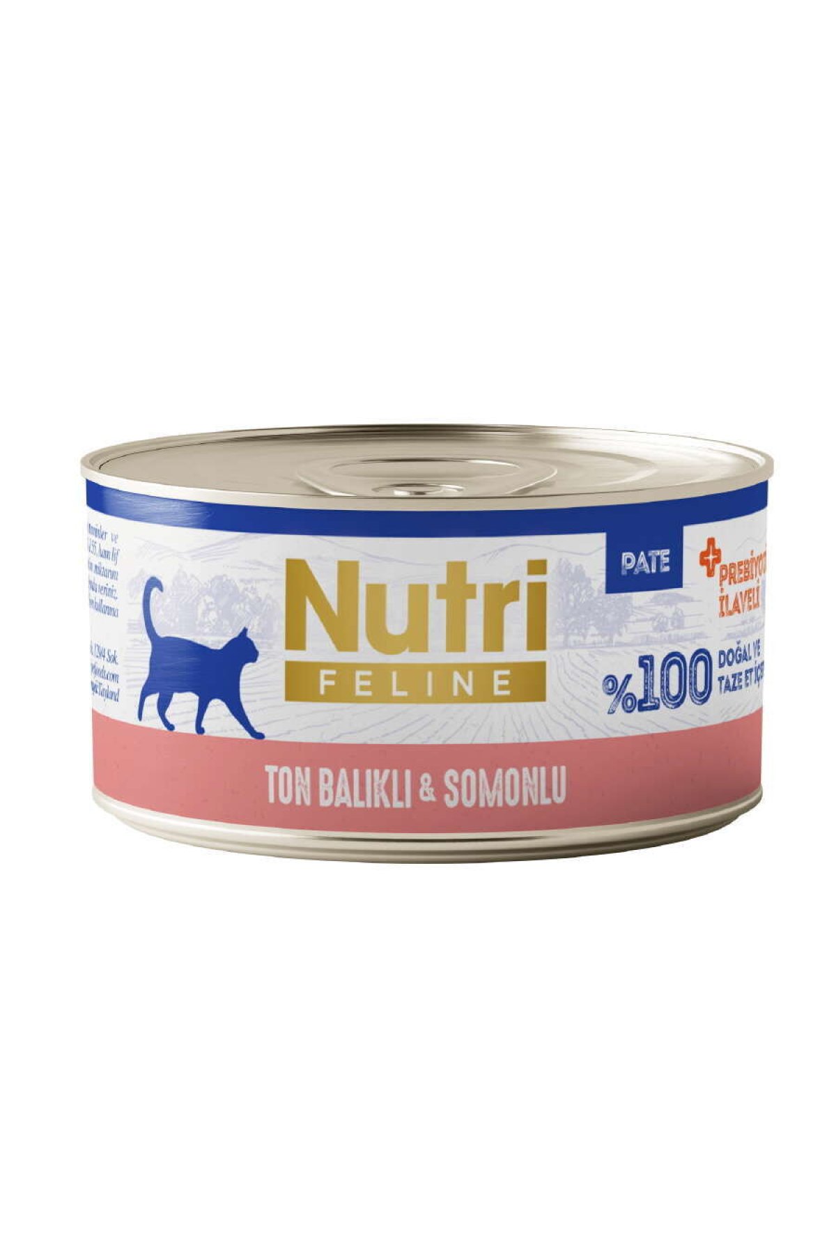 Ton Balıklı ve Somonlu Tahılsız Kedi Konservesi 70 Gr