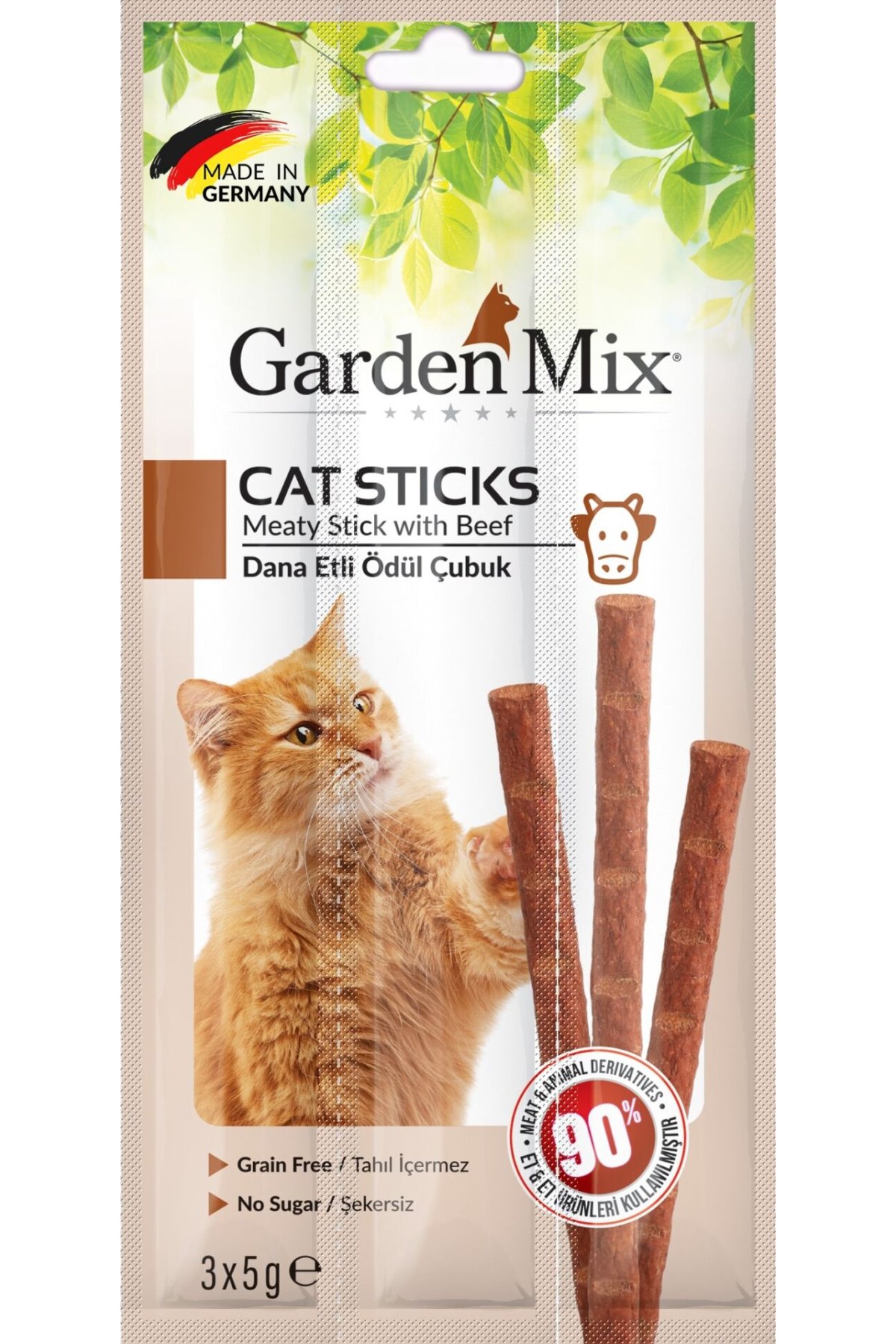Gardenmix Dana Etli Kedi Stick Ödül 3*5g