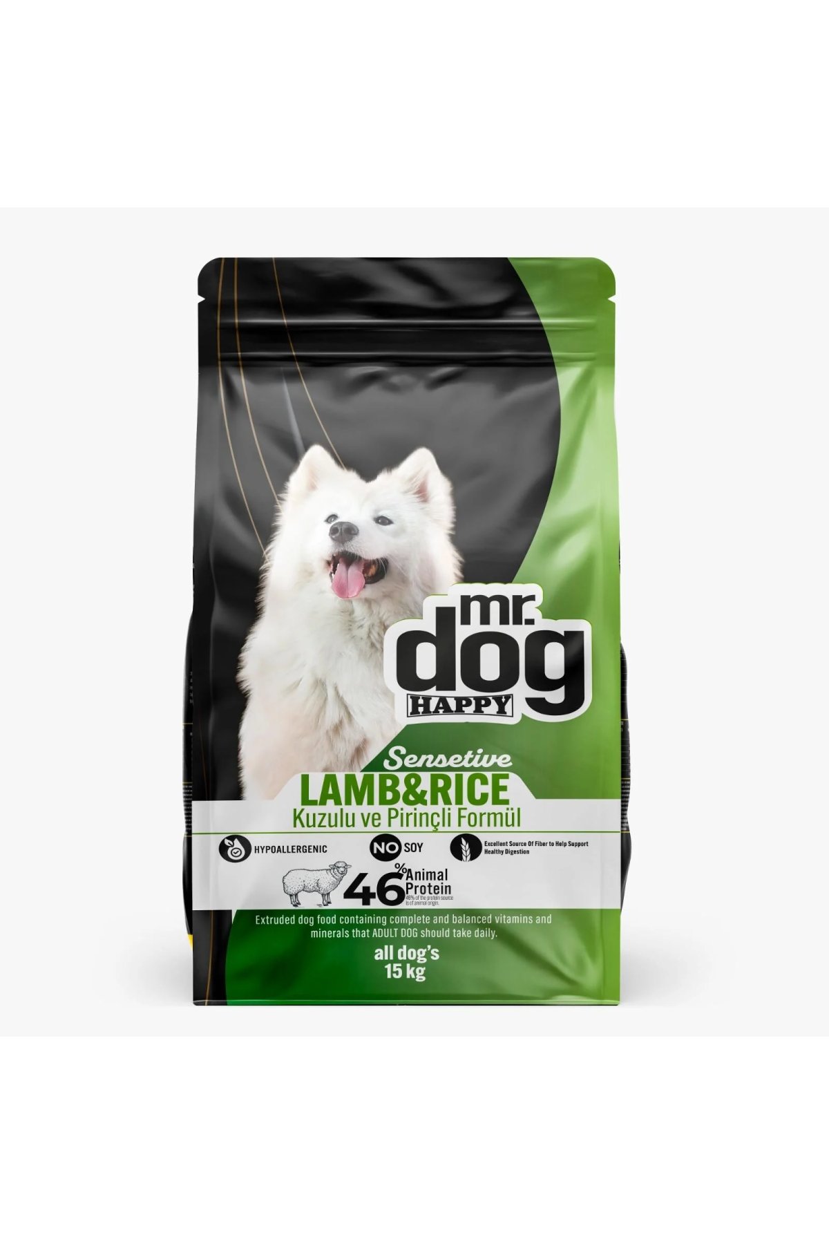 Kuzu Etli Ve Pirinçli Yetişkin Köpek Maması 15 KG