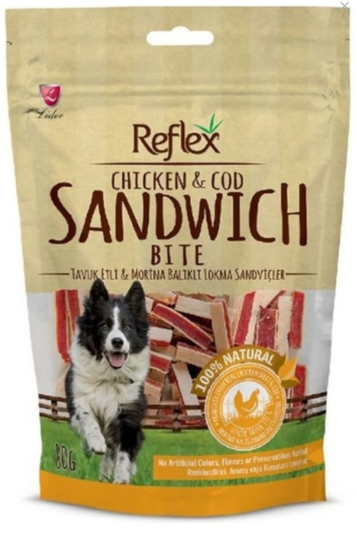 Tavuk Etli Morina Balıklı Köpek Ödül Maması 80 Gr