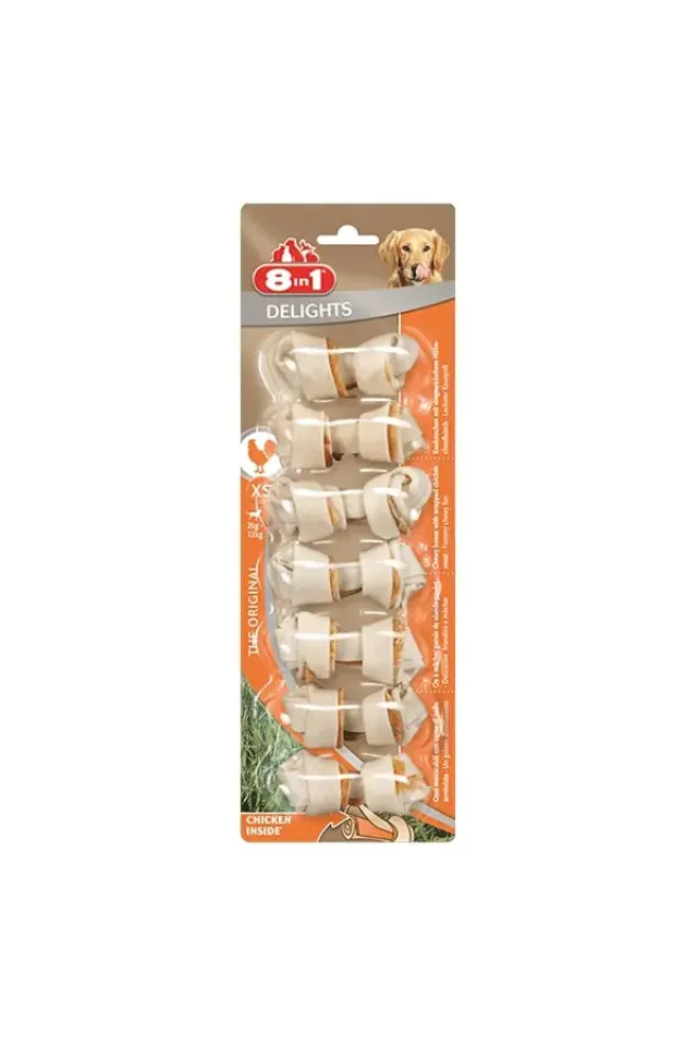 Delights Bones Tavuklu Köpek Kemik Ödülü 35 Gr Small