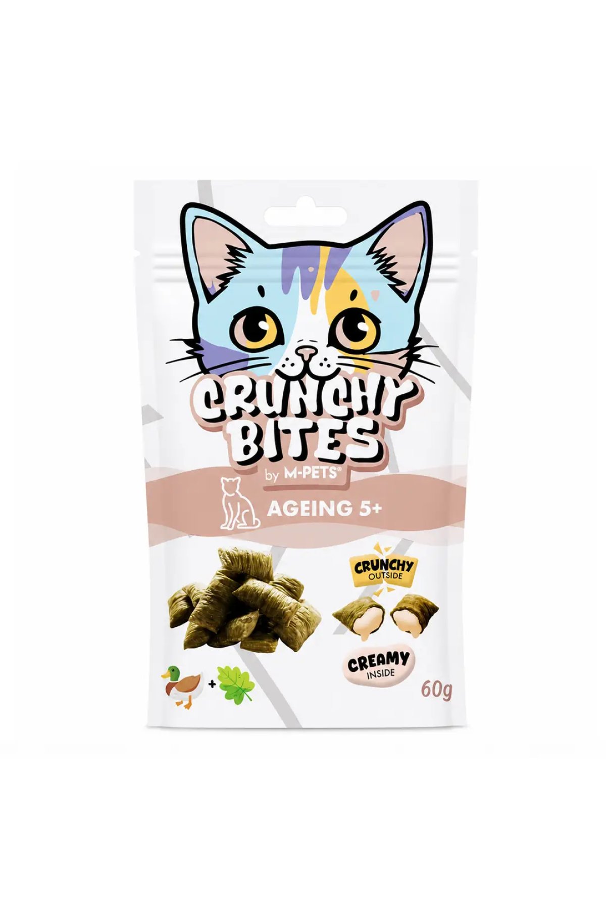 Crunchy Bites Ageing 5+ Fonksiyonel Yaşlı Kedi Ödül Maması 60gr