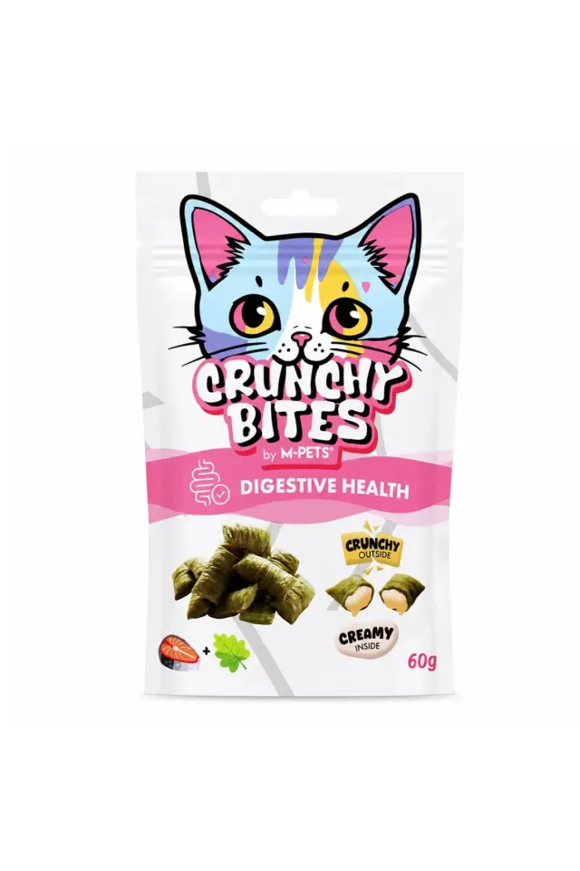 Crunchy Bites Digestive Health Sindirim Desteği Fonksiyonel Kedi Ödül Maması 60gr