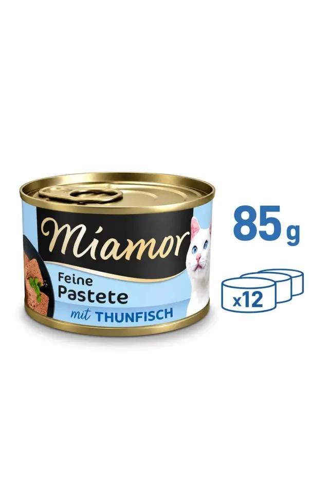 Pastete Ton Balıklı Konserve Kedi Maması 85gr 12li Paket