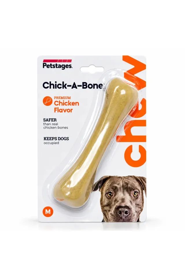 Petstages Chick A Bone Tavuk Aromalı Köpek Çiğneme Kemiği Medium
