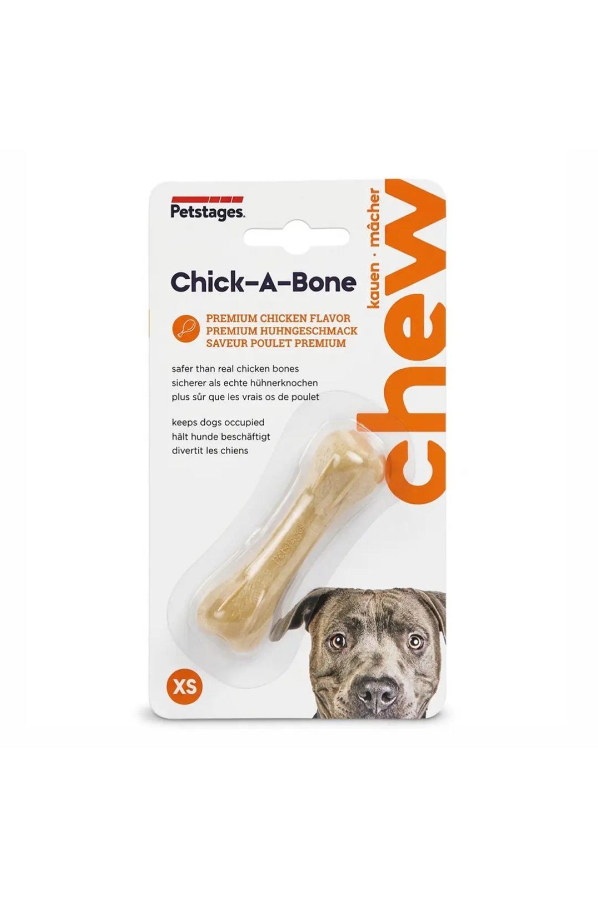 Petstages Chick A Bone Tavuk Aromalı Köpek Çiğneme Kemiği XSmall