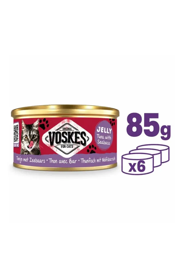 Ton Balığı ve Levrek Konserve Kedi Maması 85gr 6lı Paket