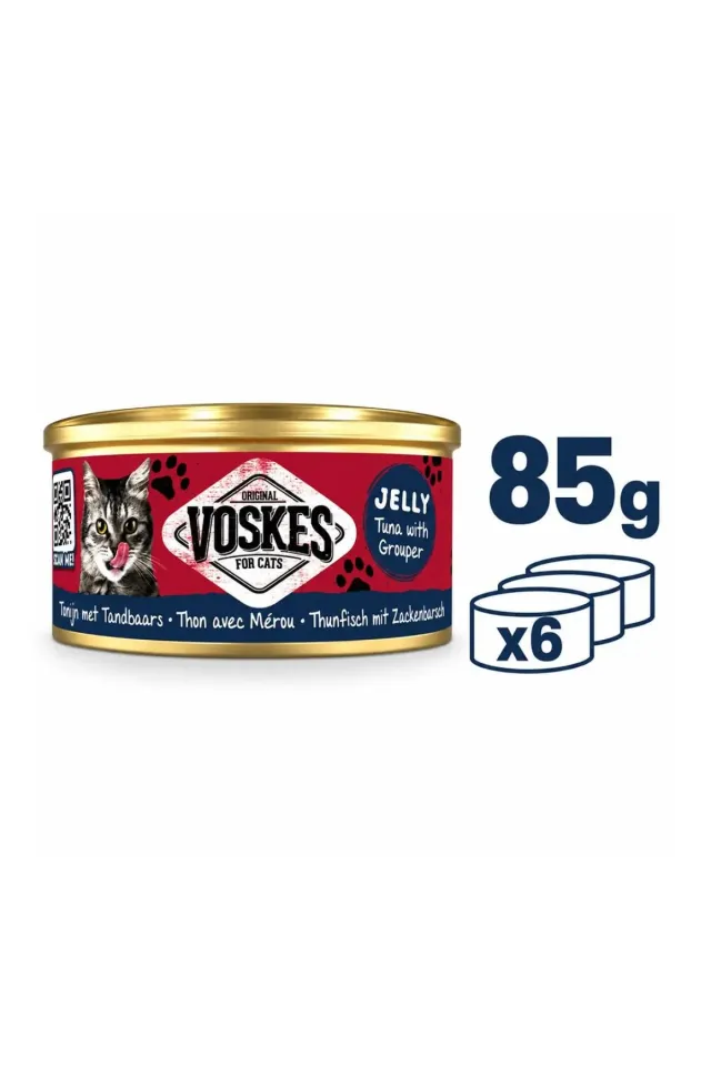 Ton Balığı ve Orfoz Konserve Kedi Maması 85gr 6lı Paket