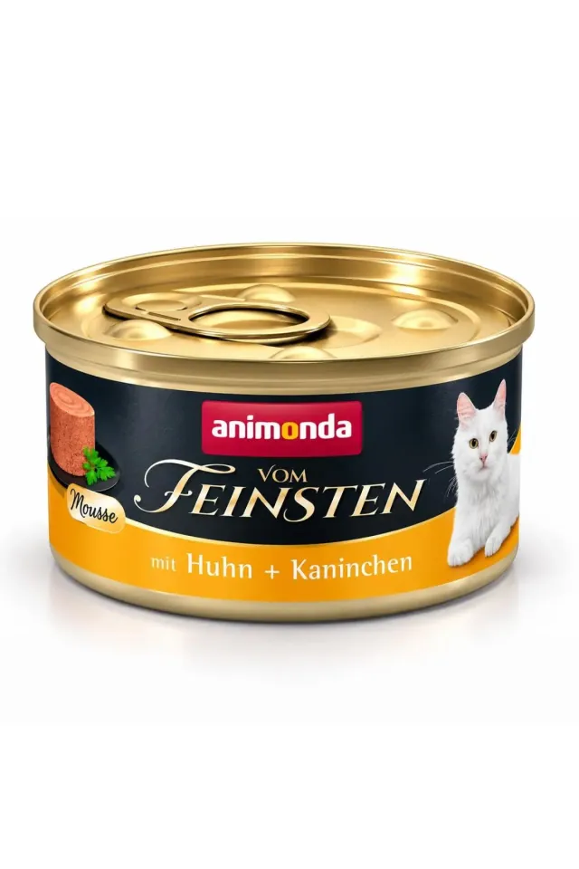 Vom Feinsten Tavuklu ve Tavşanlı Yetişkin Kedi Konservesi 85g