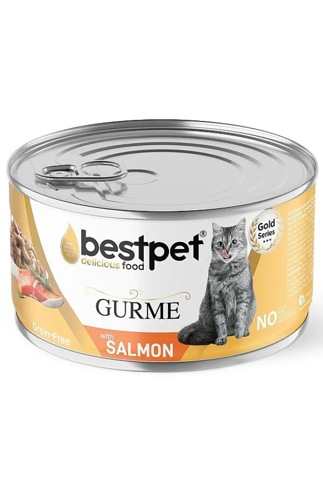 Jöle İçerisinde Somonlu Yetişkin Kedi Konservesi 85gr