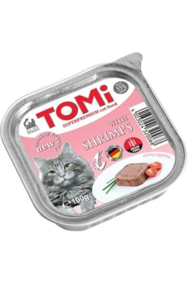 Kedi Karidesli Alüminyum Yaş Mama 100gr (pate)