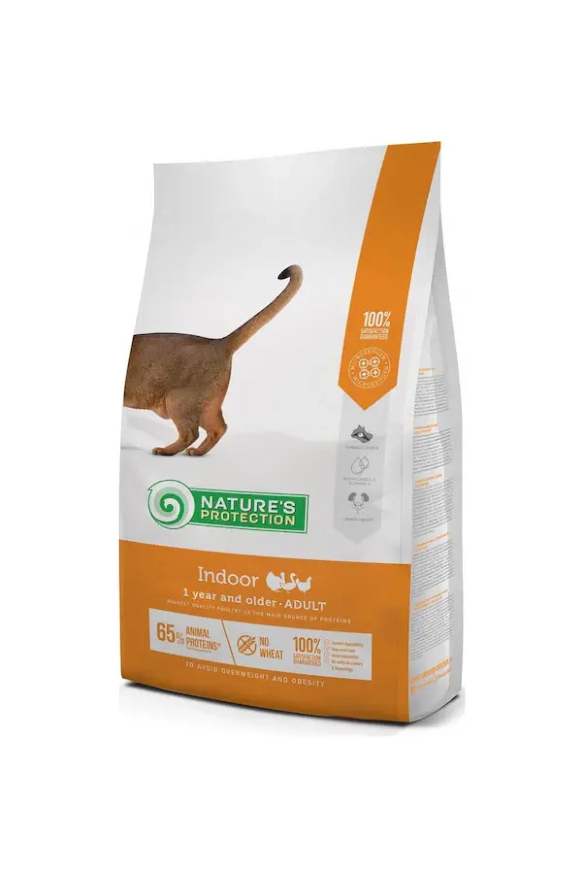 Indoor Düşük Tahıllı Kümes Hayvanlı Yetişkin Kedi Maması 2 KG