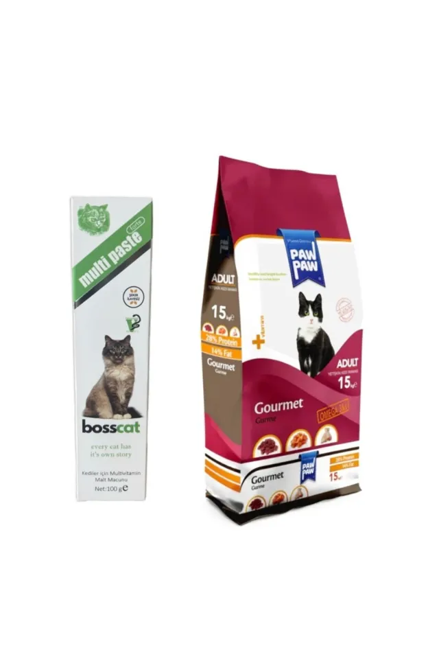 Gurme Yetişkin Kedi Maması 15 kg + Vitamin Malt