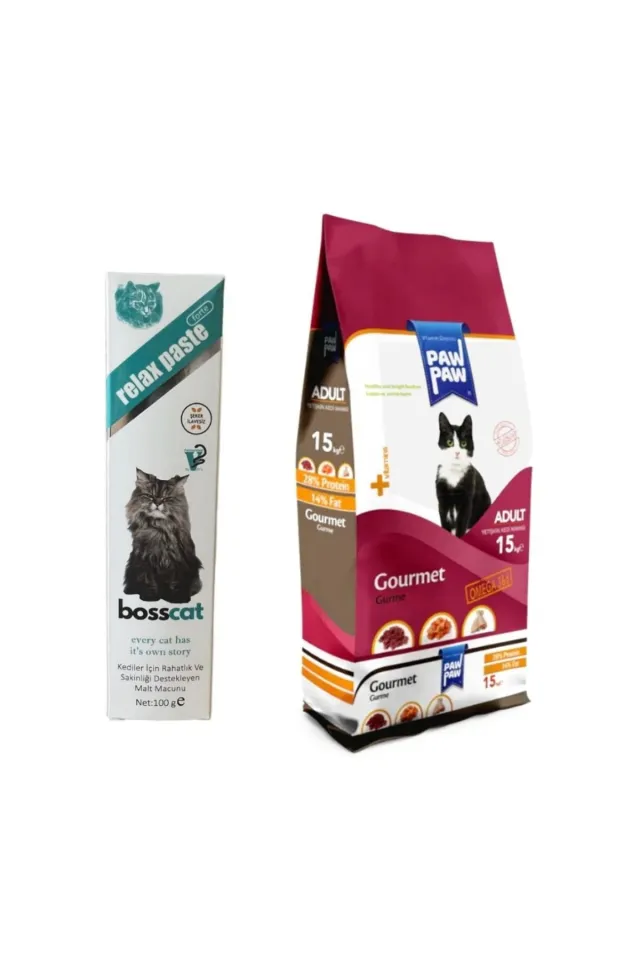Gurme yetişkin Kedi Maması 15 kg + Destek Malt