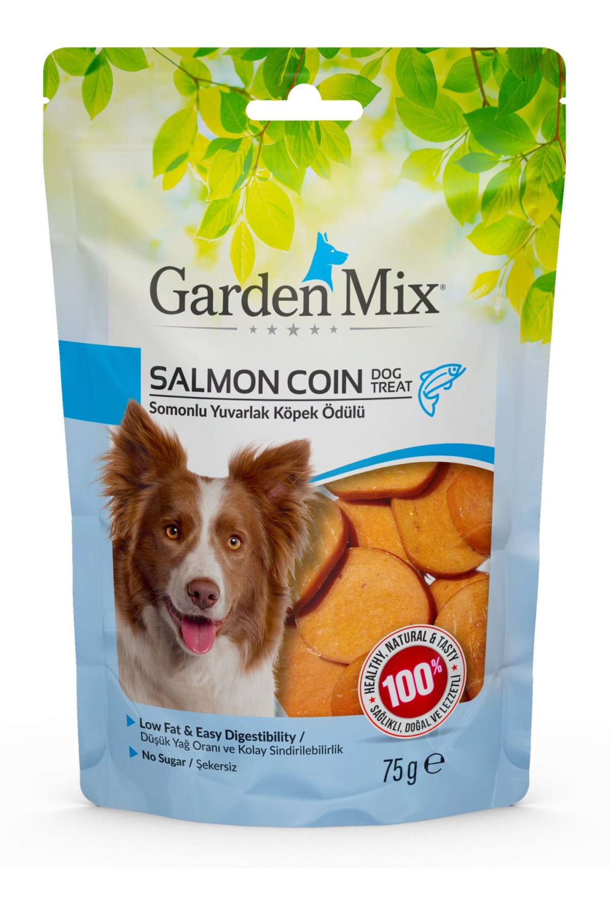 Garden Mix Somonlu Yuvarlak Köpek Ödülü 75 Gr