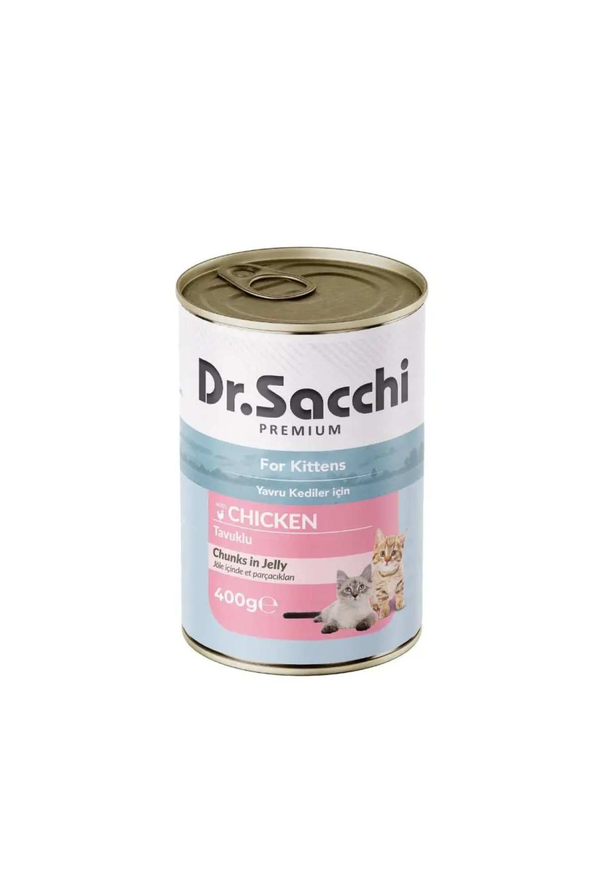Tavuklu Yavru Kedi Konservesi 400 Gr