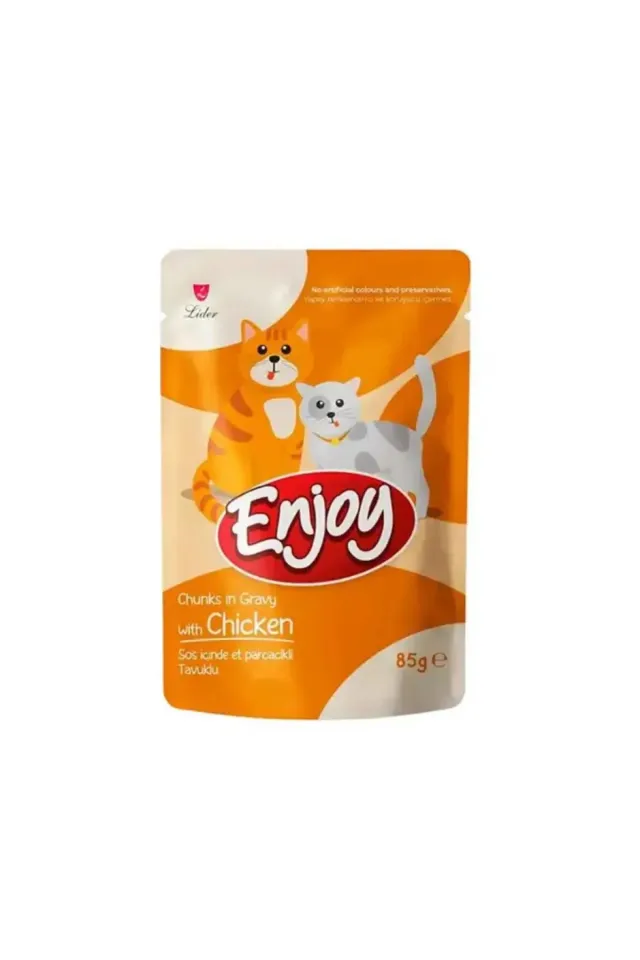 Pouch Sos İçinde Et Parçacıklı Tavuklu Yetişkin Kedi Konservesi 85 Gr