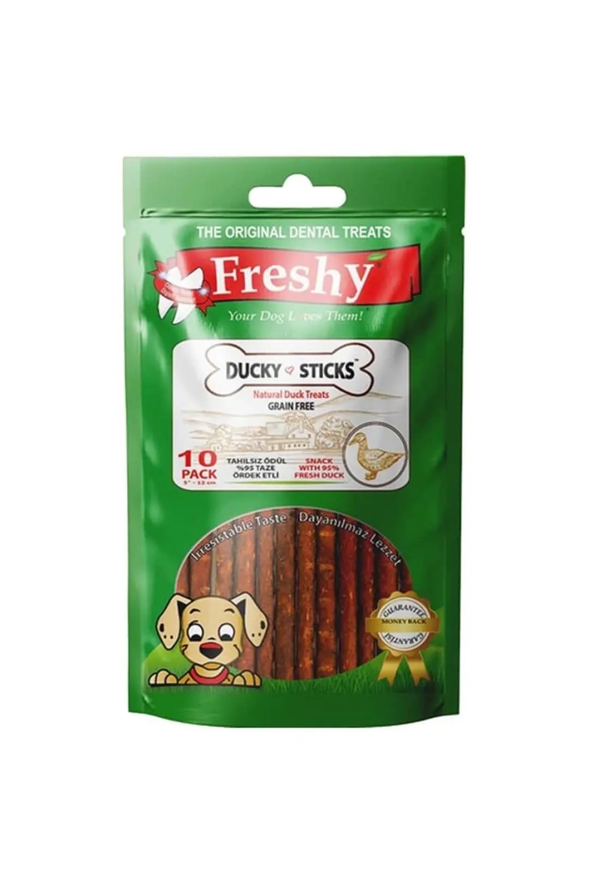 Tahılsız Ördekli Etli Sticks Köpek Ödülü 10'lu - 100 Gr
