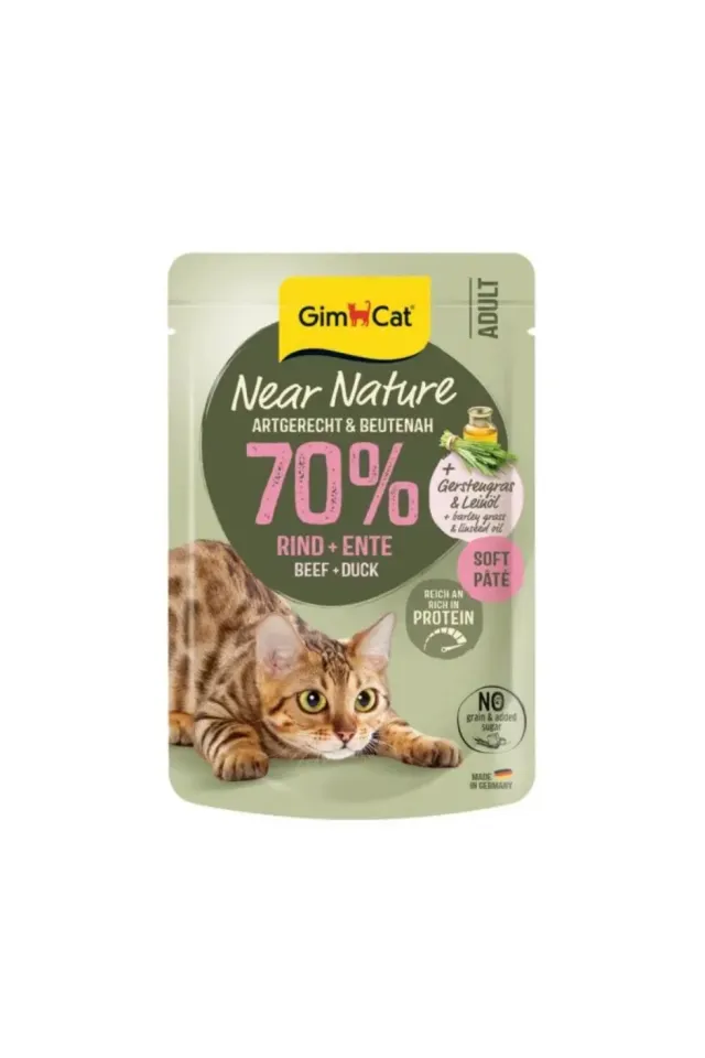 Near Nature Sığır Etli&Ördekli Yetişkin Kedi Konservesi 85 Gr