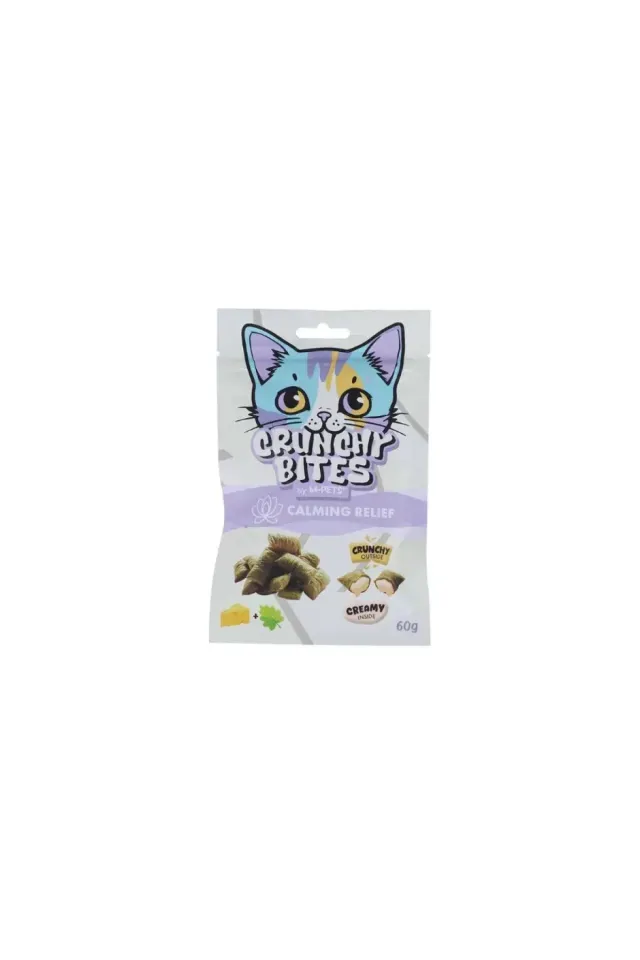 Crunchy Bites Calmıng Relıef Sakinleştirici Destek Sunan Kedi Ödülü 60 Gr
