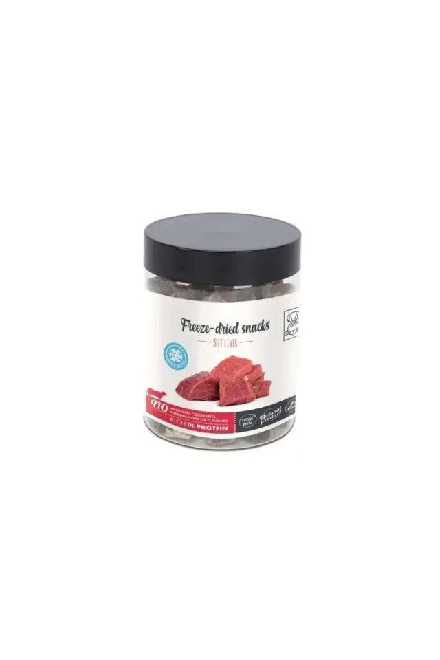 Freeze Dried Dondurularak Kurutulmuş %100 Dana Ciğeri Köpek Ödülü 50 Gr