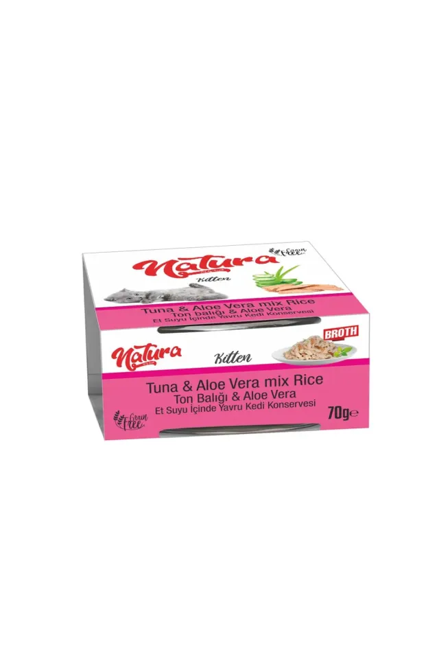Ton Balıklı ve Aleoveralı Yavru Kedi Konservesi 70 Gr
