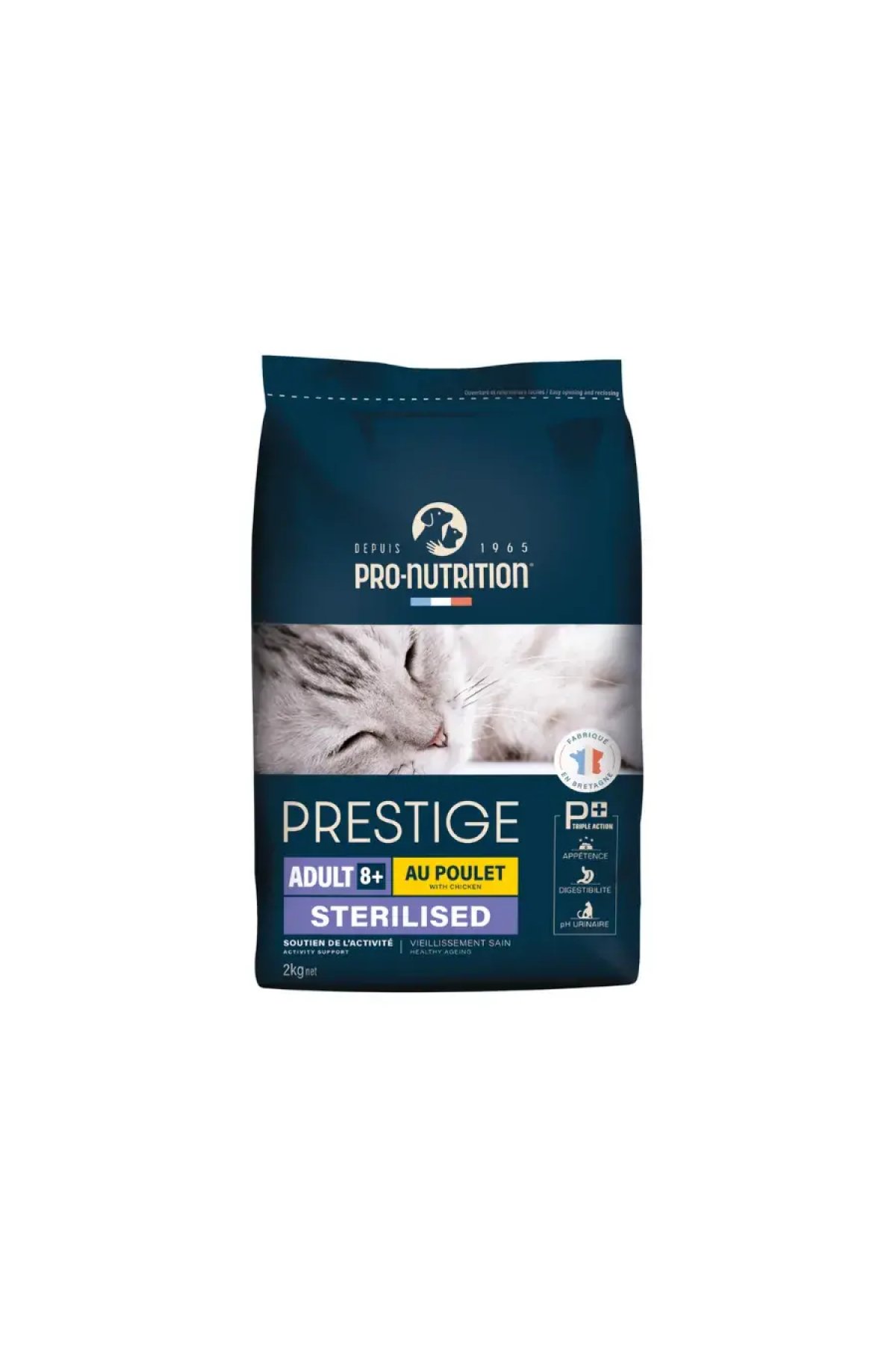 Prestige 8+ Kısırlaştırılmış Tavuklu Yetişkin Kedi Maması 2 KG 2 Kg