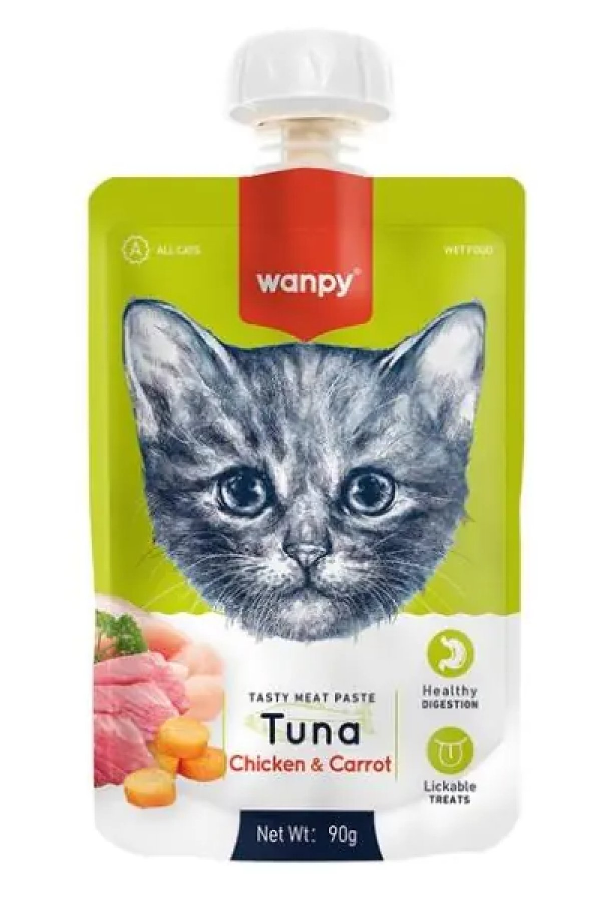 Taze Ton Balıklı ve Tavuklu Kedi Et Ezmesi 90 Gr