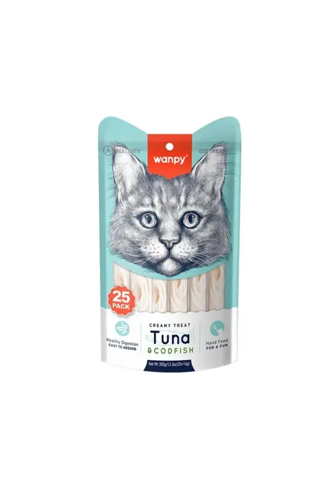Ton ve Morina Balıklı Sıvı Kedi Ödülü  25x14 Gr