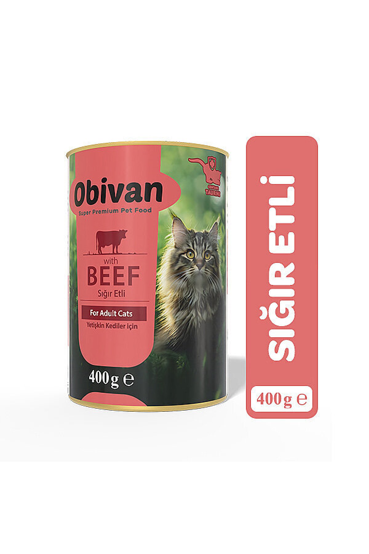 Sığır Etli Sos İçinde Gravy Yetişkin Kedi Konservesi 400 gr