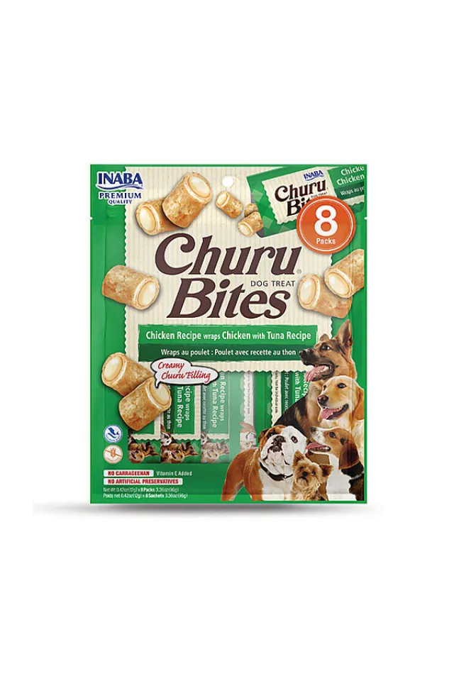 Churu Bites Tavuklu ve Ton Balıklı Köpek Ödül Maması 12 g (8'li)