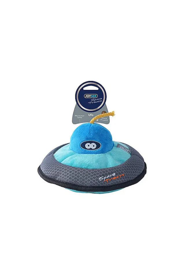 Space Treats UFO Ödül Maması Hazneli File Cepli Köpek Oyuncağı 19 cm