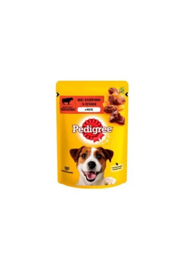 Pouch Yetişkin Köpekler İçin Sığırlı Yaş Maması 100 Gr