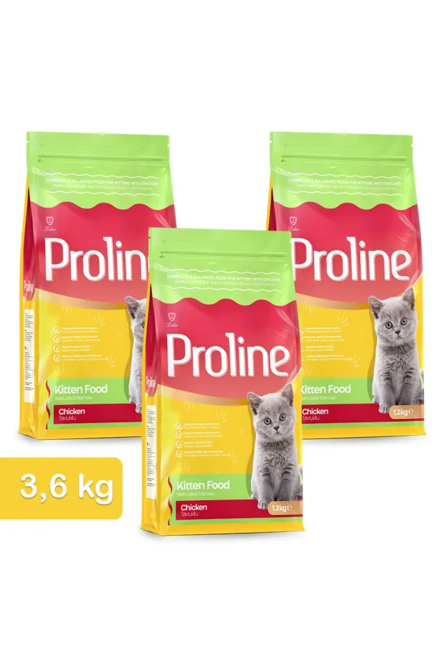 Tavuklu Yavru Kedi Maması 1,2 Kg x 3 Adet