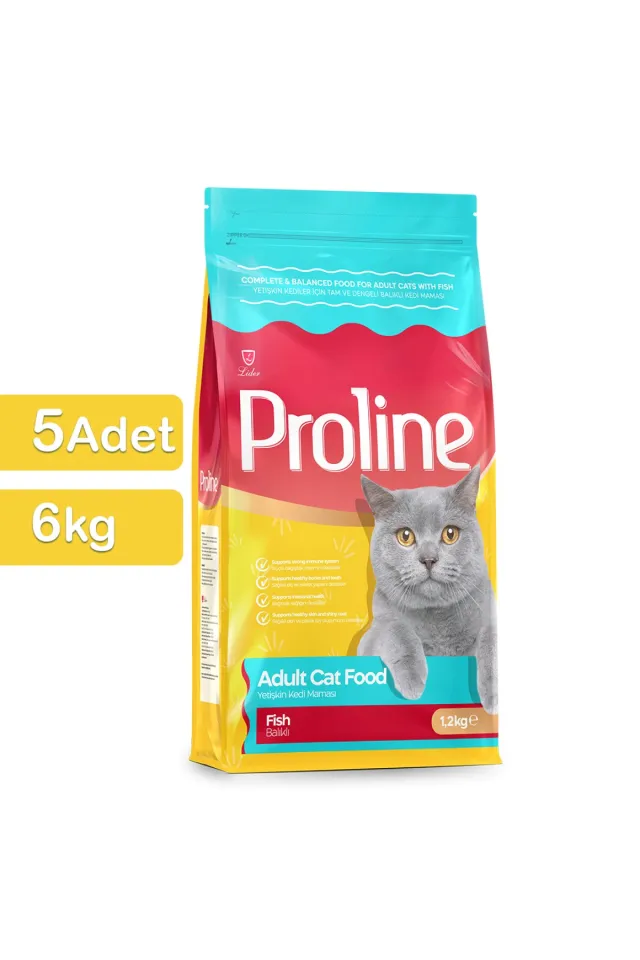 Balıklı Yetişkin Kedi Maması 1,2 Kg x 5 Adet