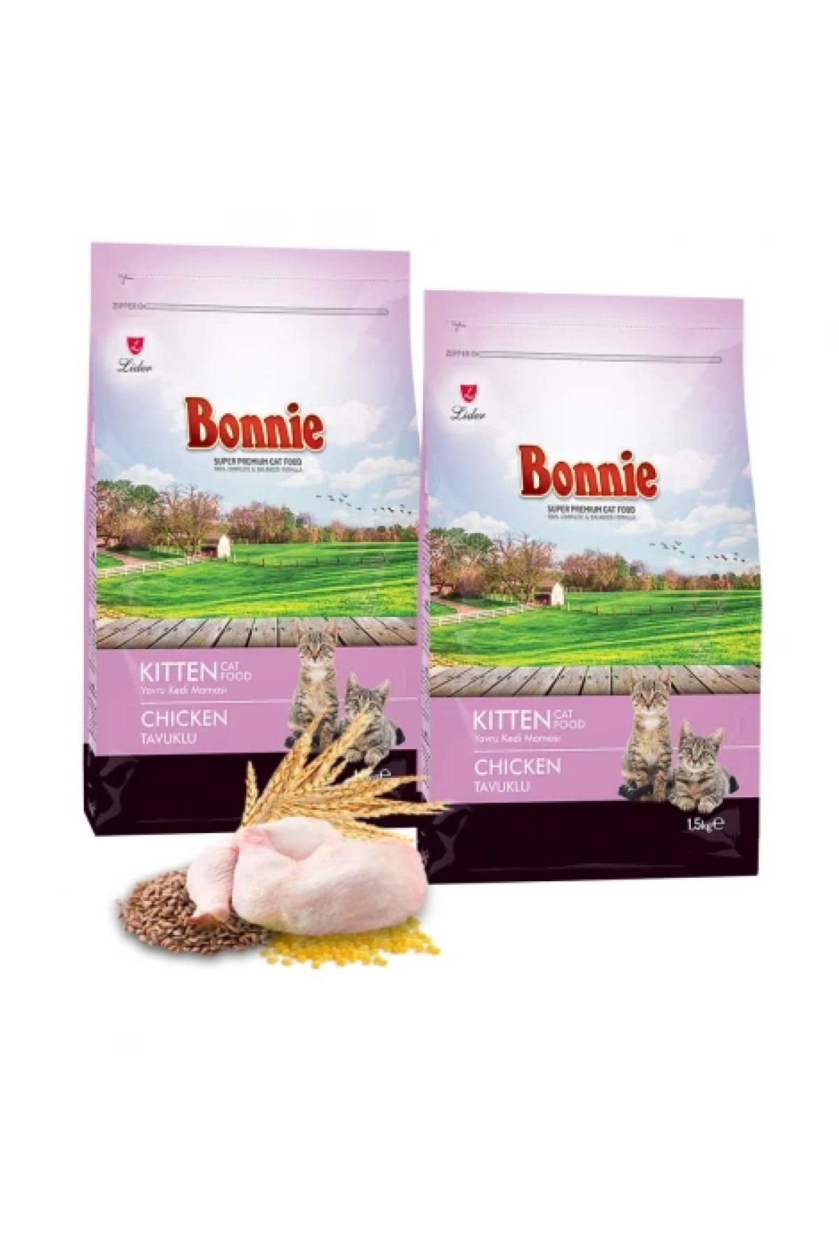 Tavuklu Yavru Kedi Maması 1,5 Kg x 2 Adet