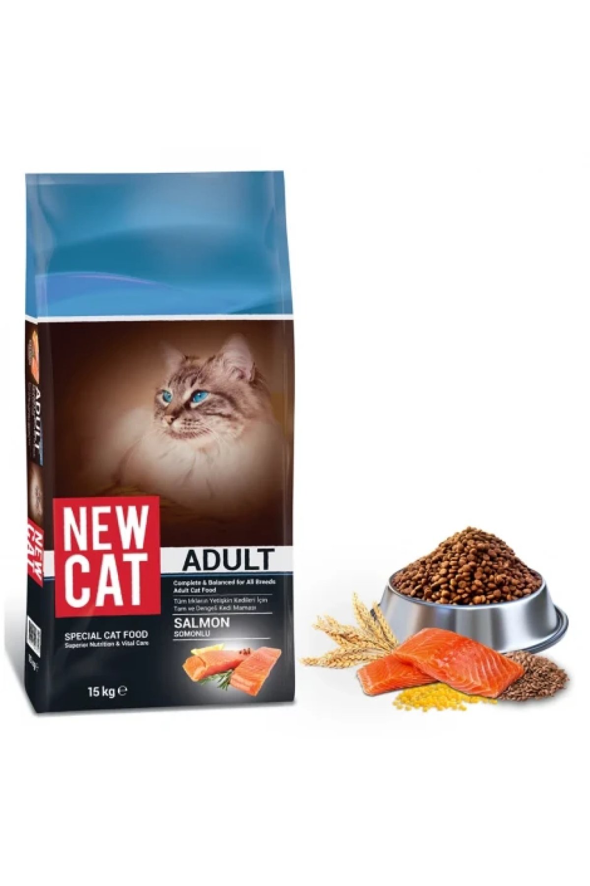 Somonlu Yetişkin Kedi Maması 15 Kg