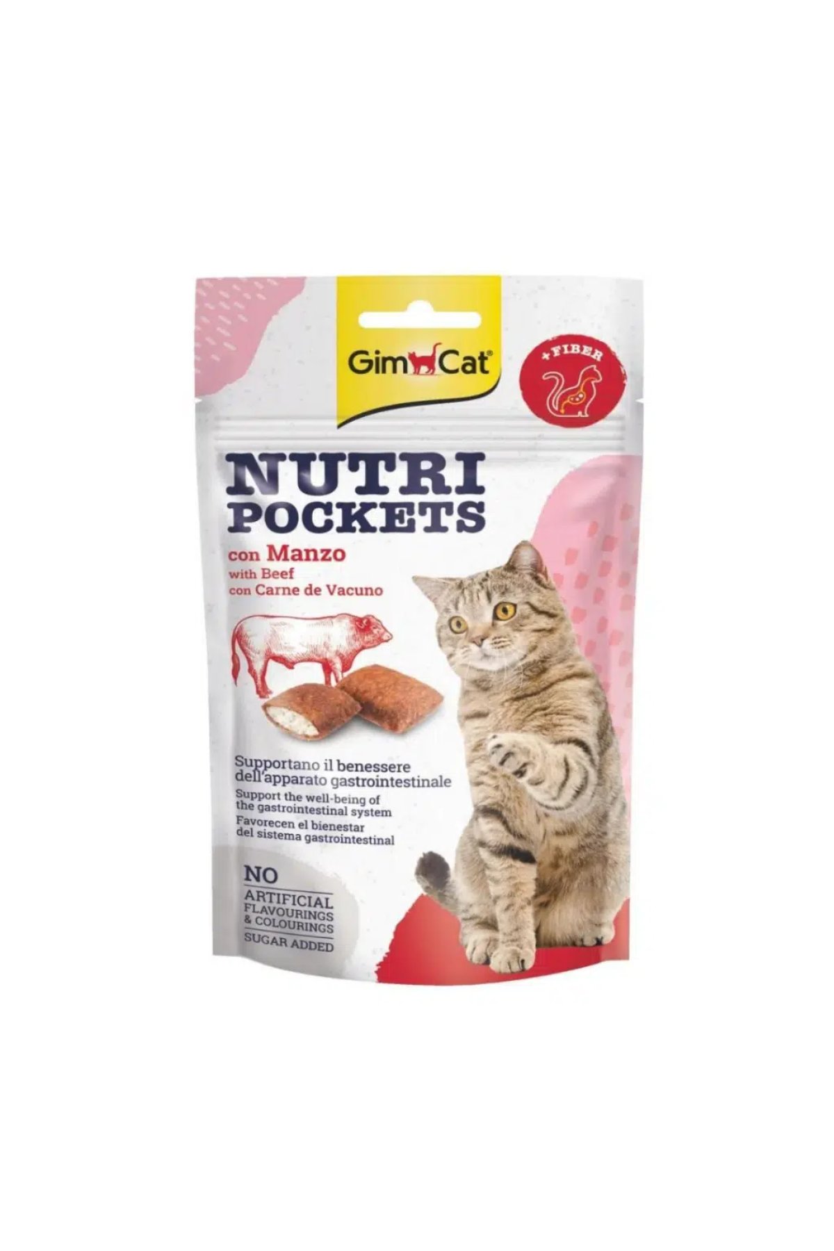Nutri Pockets Biftek Beef Malt Kedi Ödülü 60 Gr