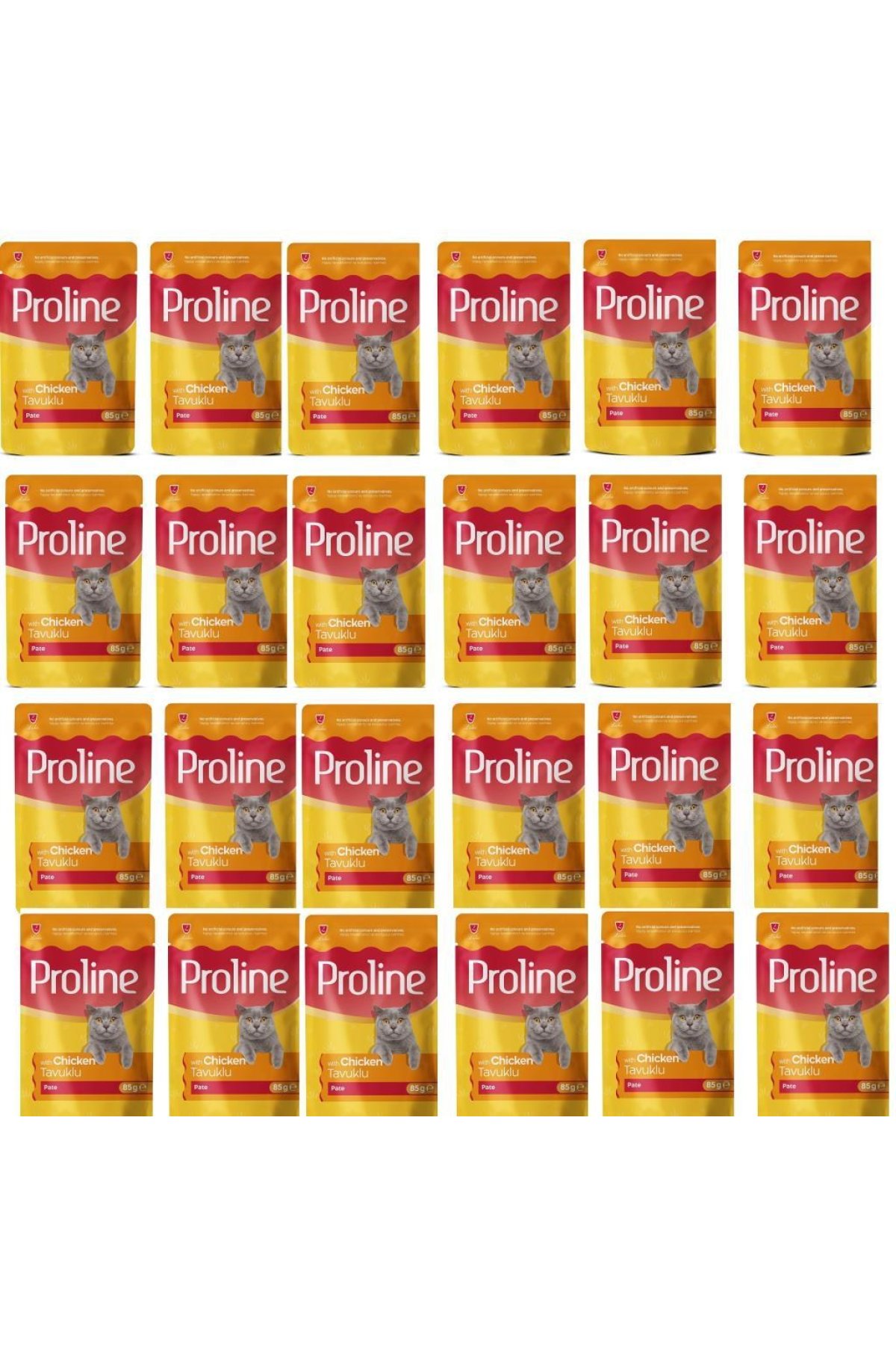 Pouch Tavuklu Yaş Kedi Maması 24 x 85 gr