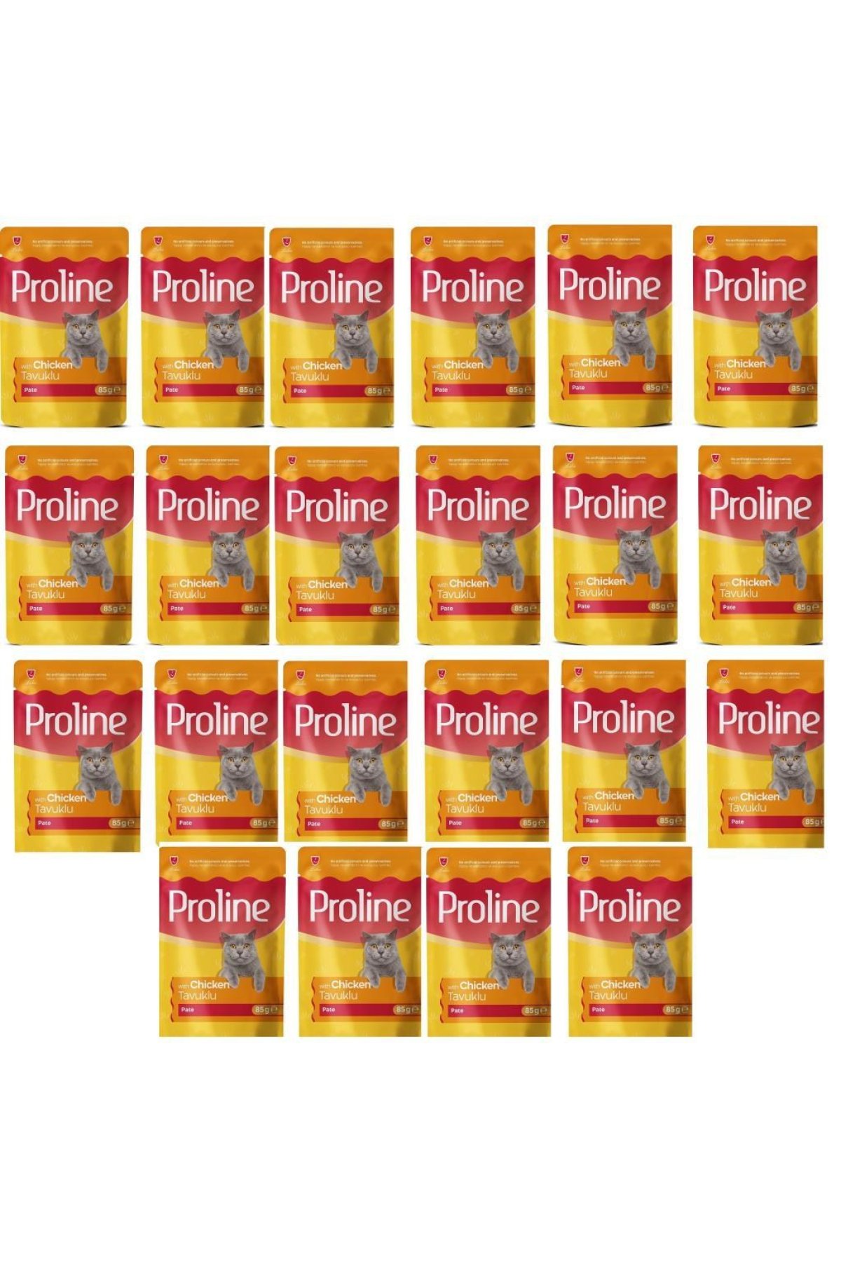 Pouch Tavuklu Yaş Kedi Maması 22 x 85 gr