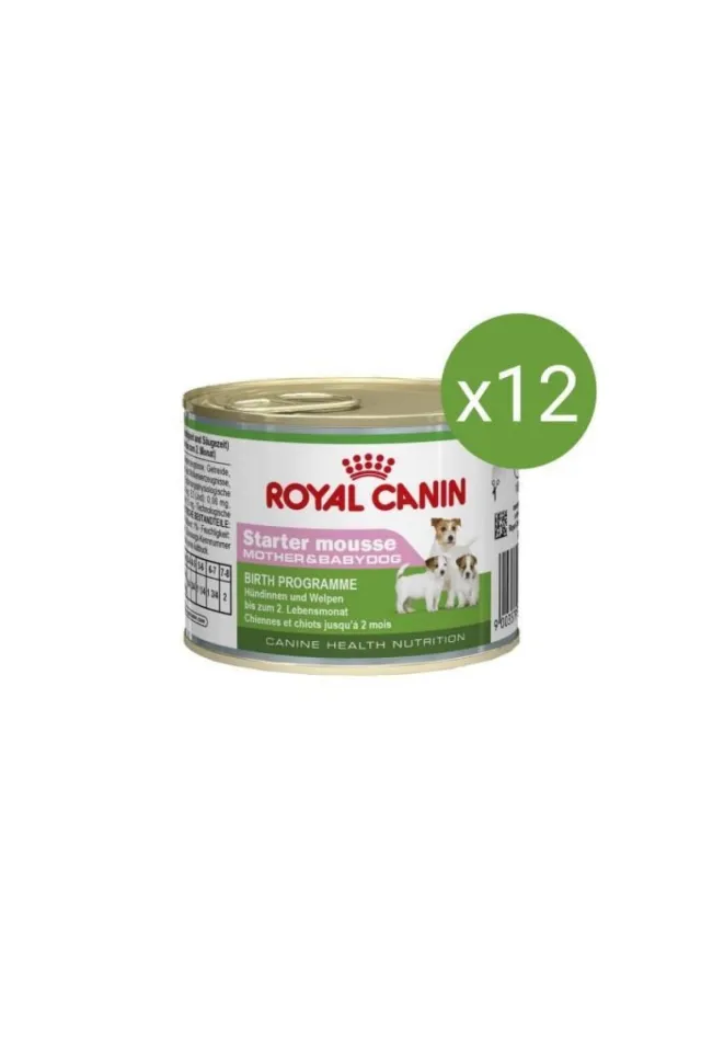 Starter Mousse Mother Babydog Yavru Köpek Konservesi 195 Gr x 12