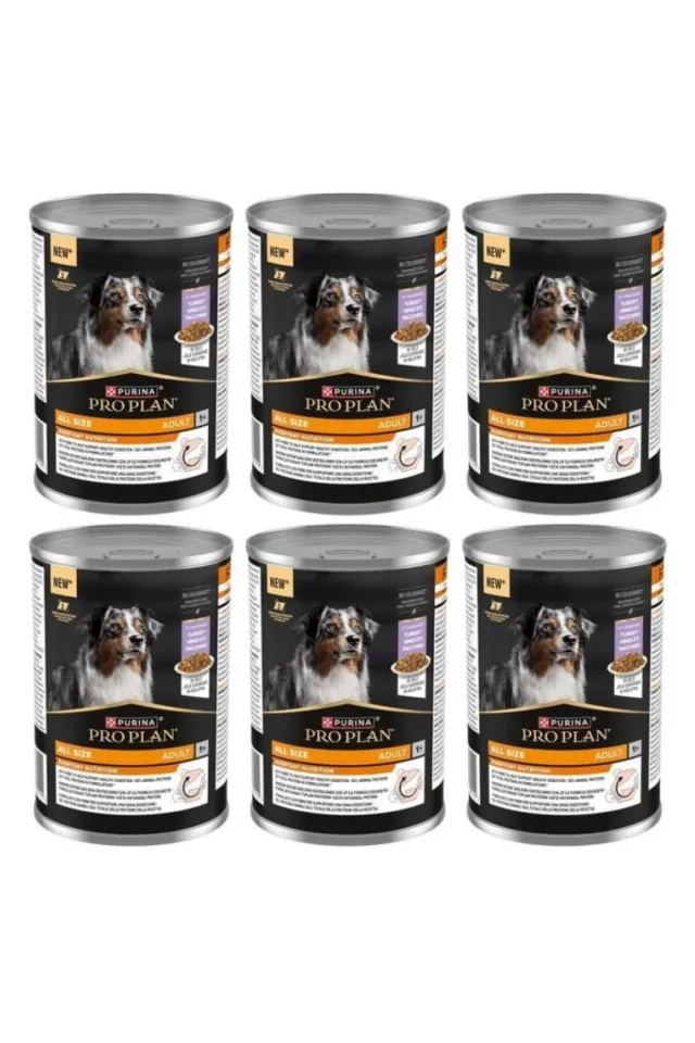 Hindi Etli Yetişkin Köpek Konservesi 400 Gr*6 Adet